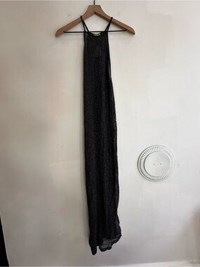 Free People Black Sparkle Maxi Dress